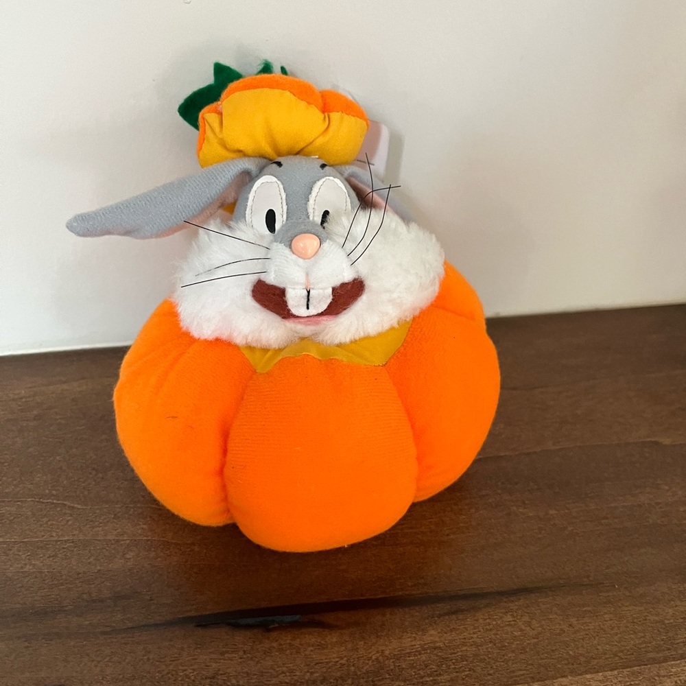 Authentic Bugs Bunny in a pumpkin
